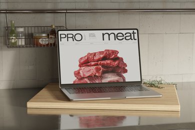 Как смелая визуальная смесь обновила сайт мясного бренда для ресторанного рынка