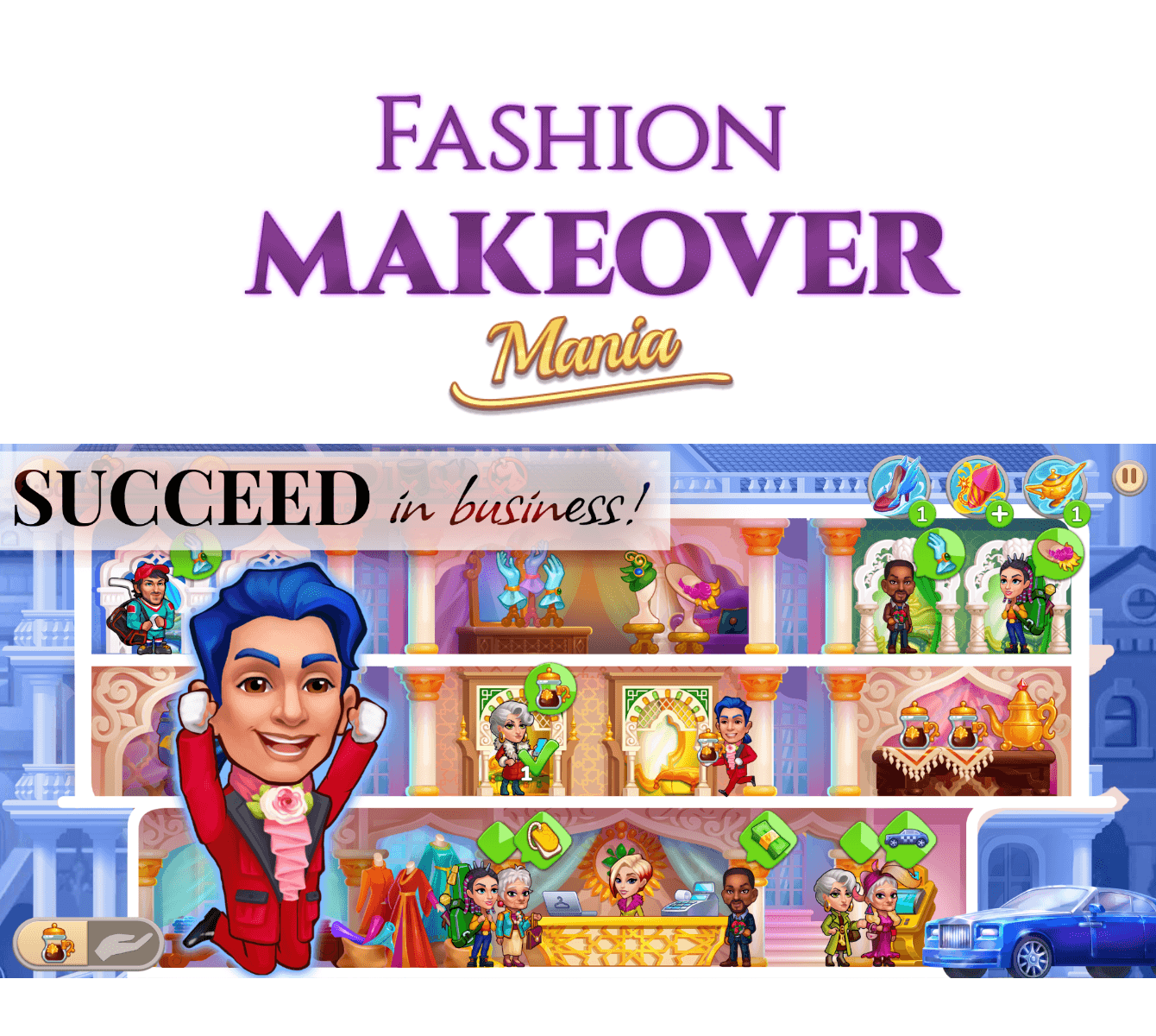 Разработка мобильного игрового приложения Fashion Makeover Mania