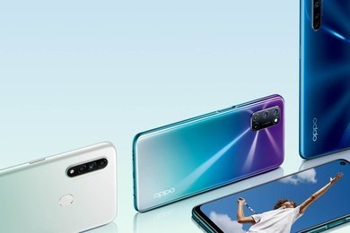 OPPO - Лендинг с механикой тестирования