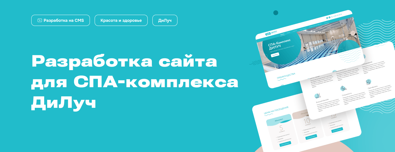 Сайт для SPA-комплекса ДиЛуч