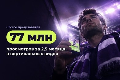 77 млн просмотров за 2,5 месяца через 2 тыс. вертикальных роликов в нише спорта и развлечений