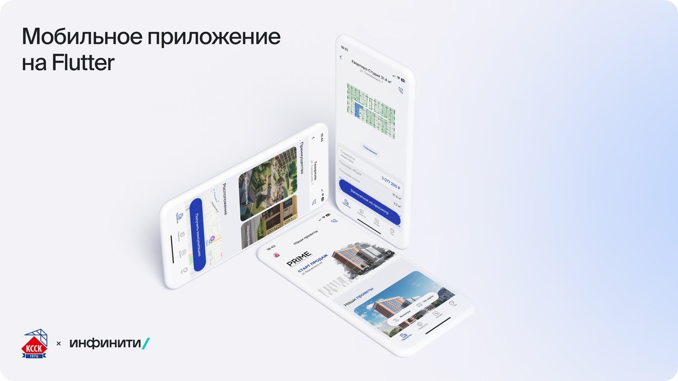 Приложение для покупателей квартир крупного застройщика в Кировской области