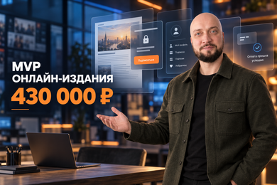 MVP онлайн-издания за 430 000 ₽: подписки, личный кабинет и управление через Notion
