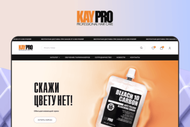 Интернет-магазин для эксклюзивного представителя итальянского бренда «KAYPRO»