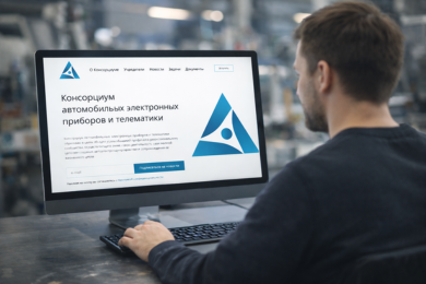Разработка сайта для консорциума автомобильных электронных приборов и телематики
