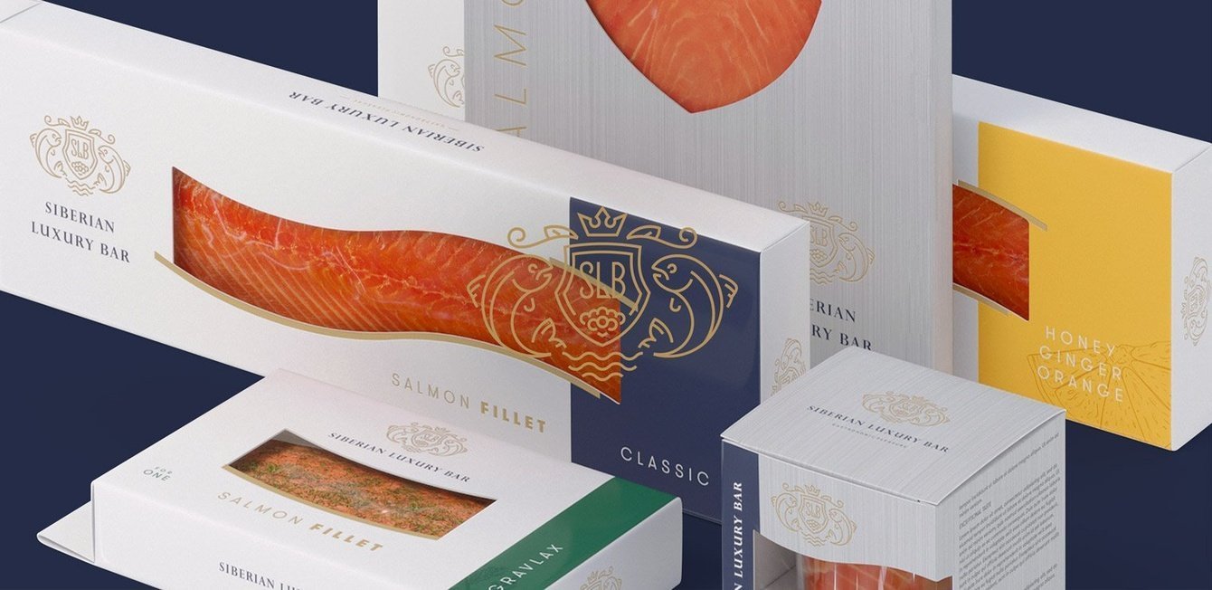 Брендинг и сайт для рыбных деликатесов Siberian Luxury Bar