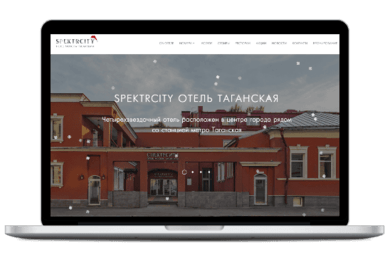 Кейс по продвижению сайта Spektrcityhotel.ru