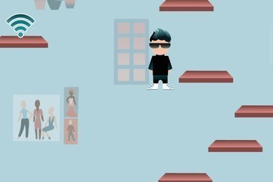 Стильный вертикальный джампер