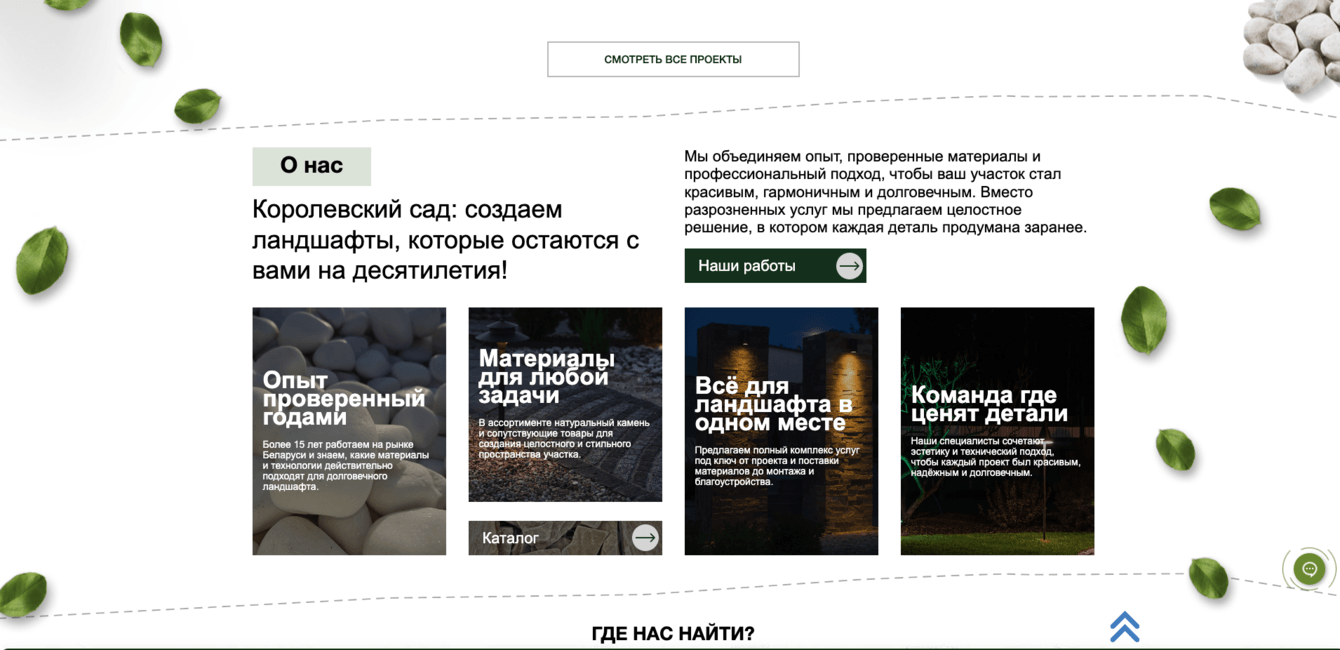 Короли ландшафта: как мы вывели сайт природного камня на планку 83% в ТОП-10 Google
