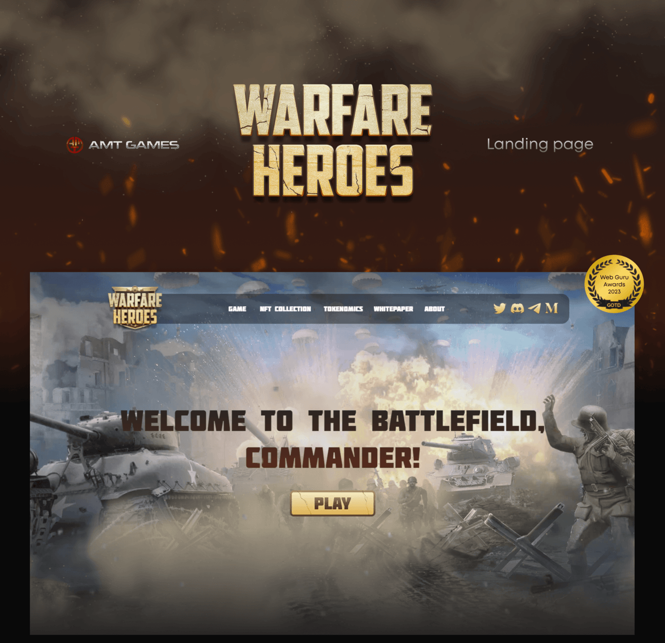 Промо-сайт | Warfare Heroes