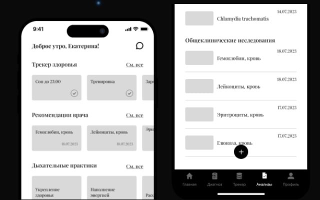 Прототип приложения для Олега Абакумова