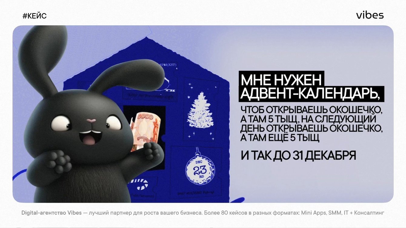 Еще раз о Telegram Mini Apps: как мы создали интерактивный адвент-календарь для Банка ВТБ