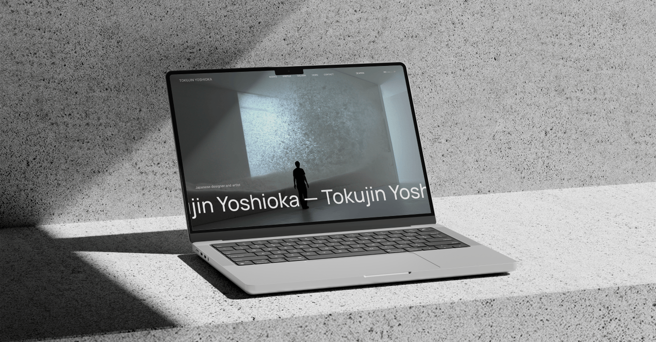 Сайт для известного японского дизайнера