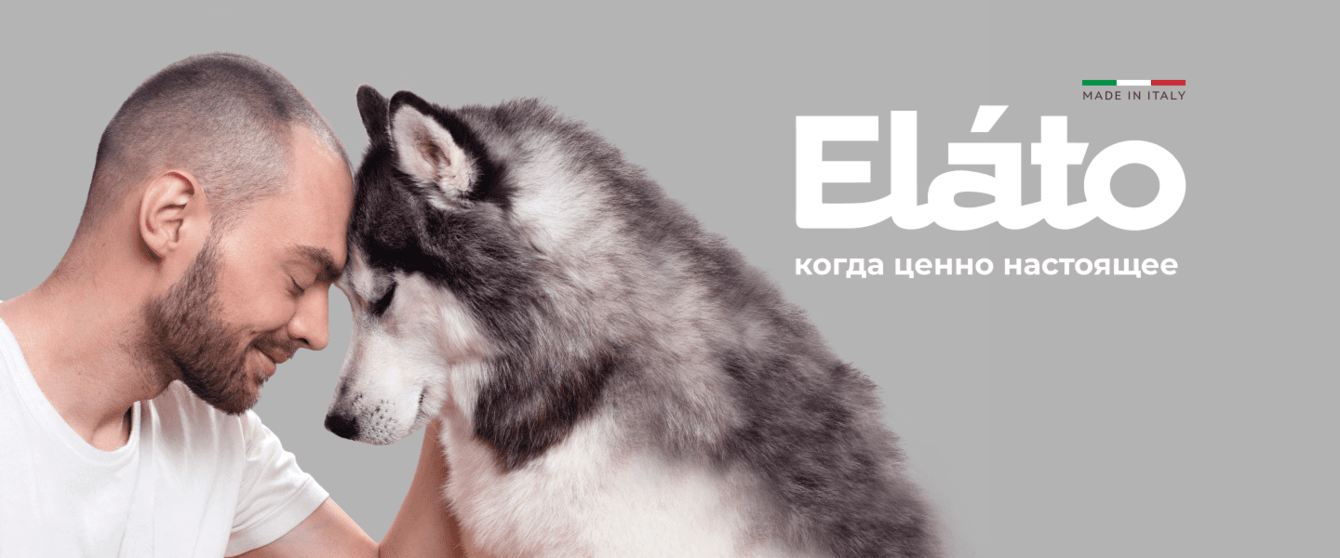 сайт производителя кормов для животных Elato