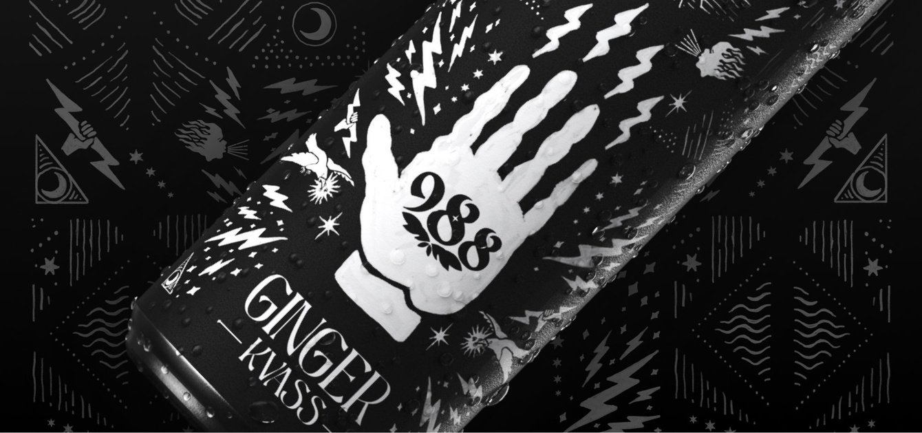 Упаковка для новой линейки кваса 988