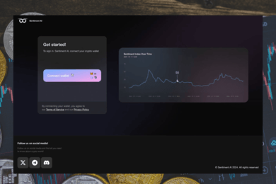 Разработка web3 аналитической платформы Sentiment AI