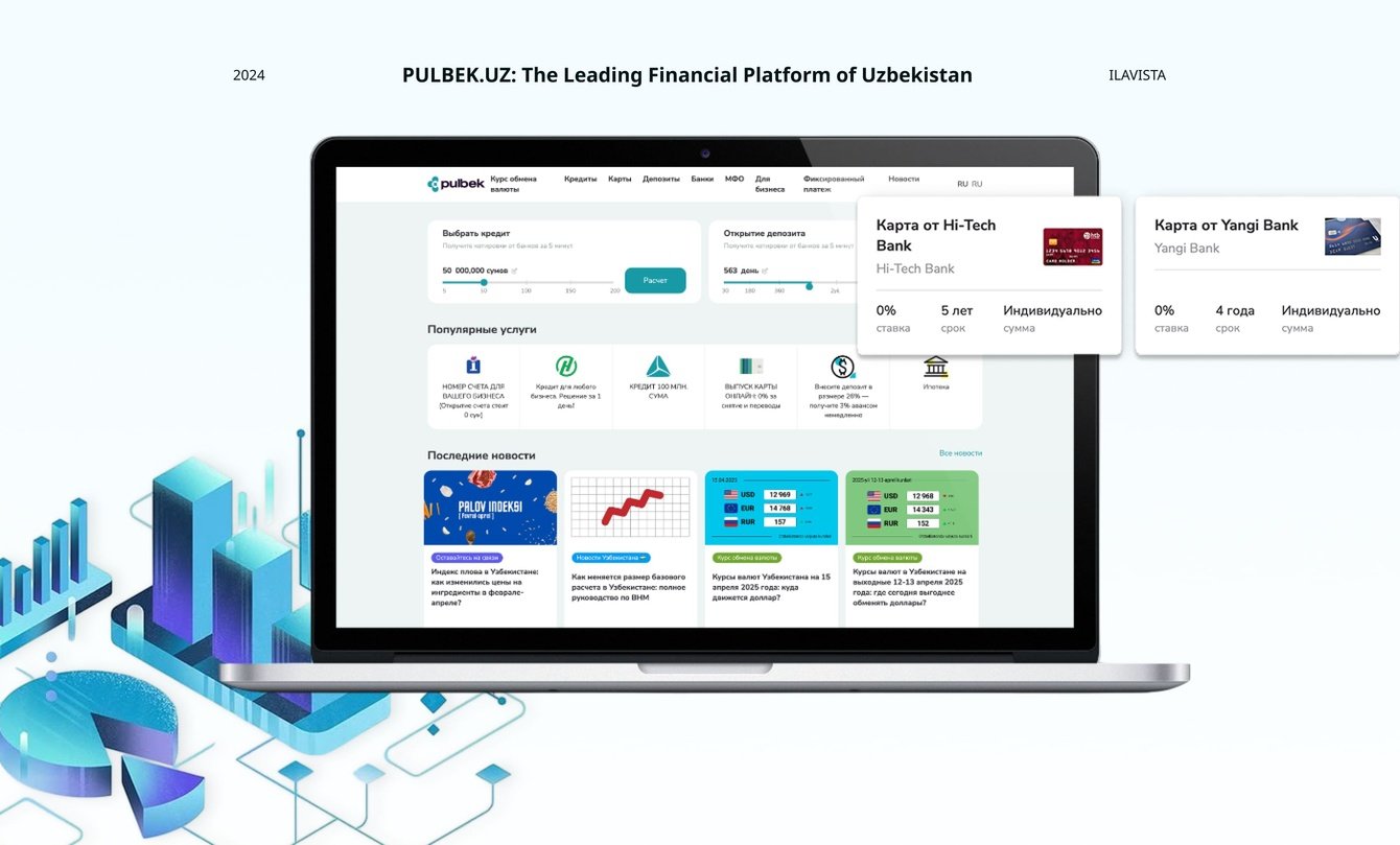 PULBEK.UZ — актуальные данные, простые расчеты и удобный выбор финансовых решений