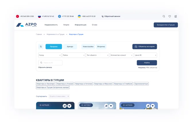 +1000% к обороту и в 11 раз больше заявок для агентства недвижимости в Турции