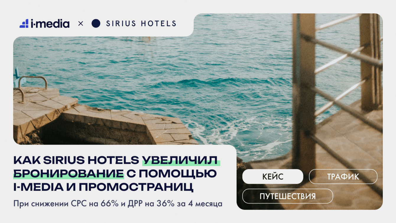 Как Sirius Hotels увеличил бронирования с помощью i-Media и ПромоСтраниц