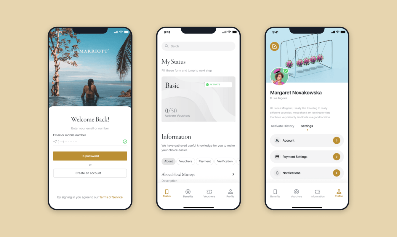 Marriott International - разработка серии сайтов для международной компании