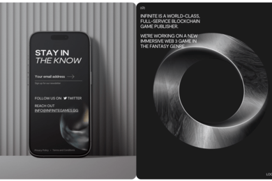 Три недели до запуска: разработка айдентики и одностраничного сайта для блокчейн-игровой компании