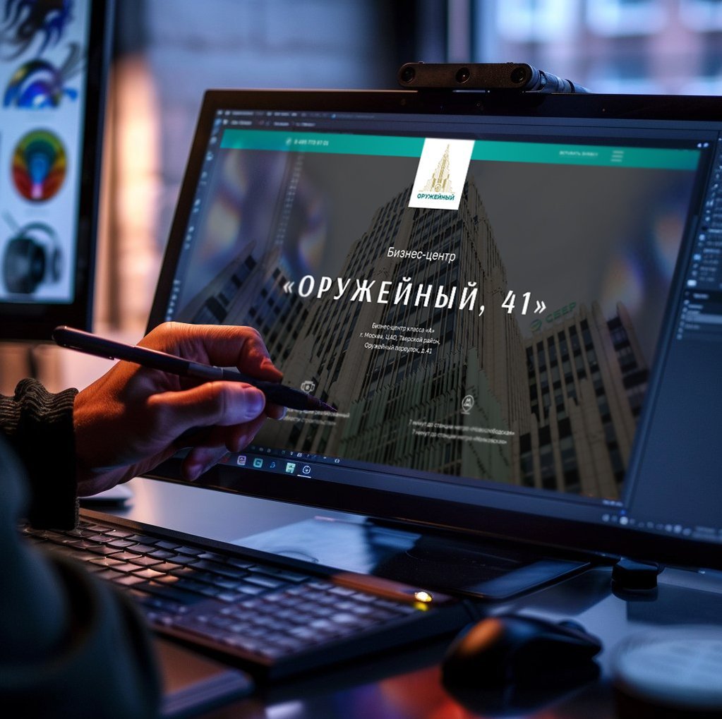 Разработка сайта бизнес-центра «Оружейный»