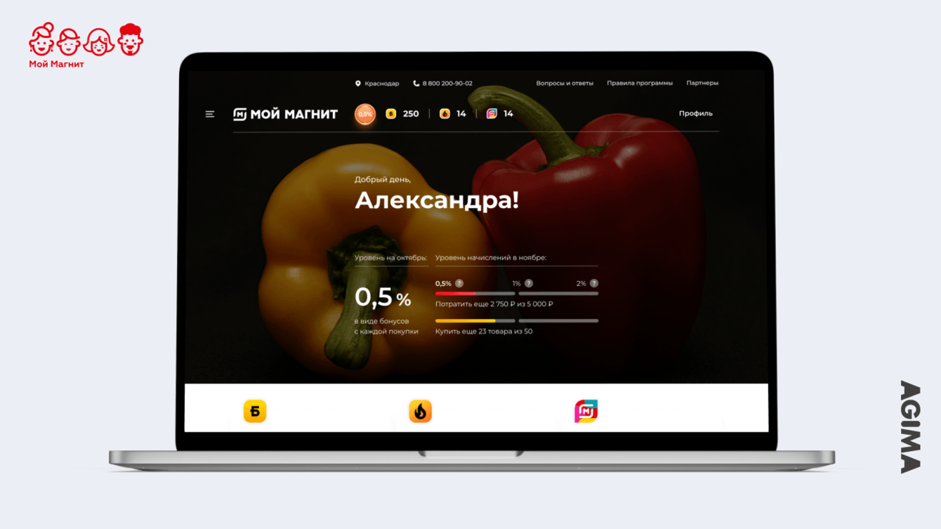 Единый сервис программы лояльности «Мой Магнит»