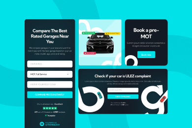 Cервис для записи на техобслуживание автомобиля Garage.co.uk