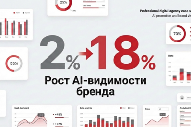 Как мы научились видеть себя в нейросетях: рост AI-видимости Пиксель Плюс с 2% до 18% за полгода