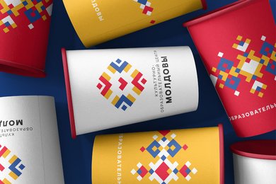 Культурный центр Молдовы — логотип, стиль, лендинг