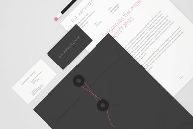 Айдентика архитектурной студии D+F Architecture
