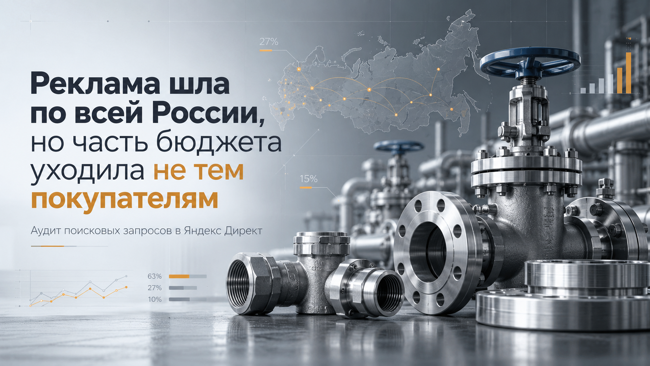 Яндекс Директ. Нашли скрытую утечку рекламного бюджета в B2B-рекламе и сократили нецелевой расход