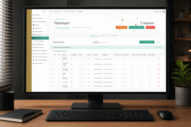 Разработка системы производственного планирования и анализа узких мест для фармацевтической компании