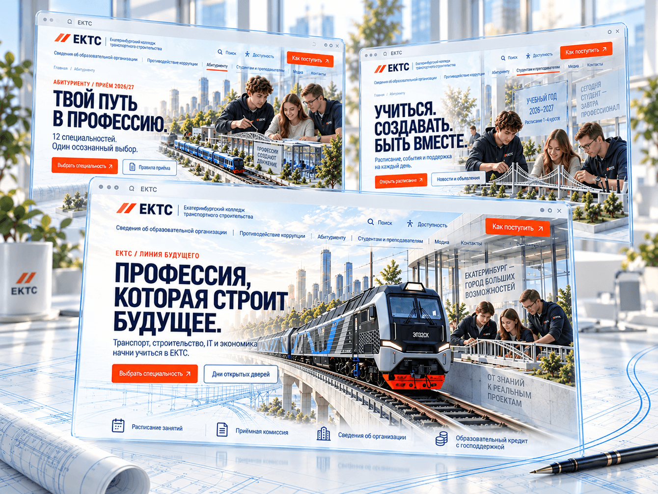 Ребрендинг сайта ЕКТС