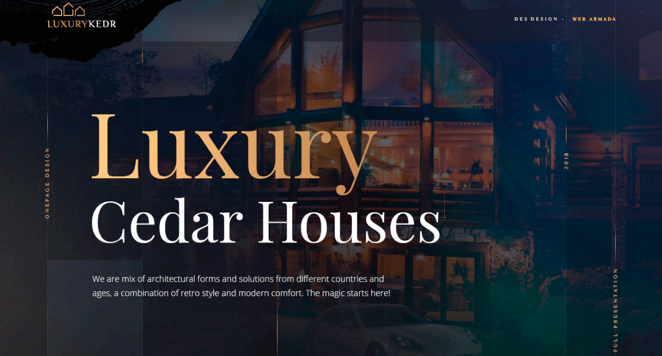 LUXURY KEDR - элитные дома из кедра