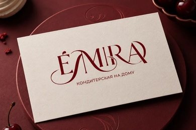 Визитка для домашней кондитерской Elmira