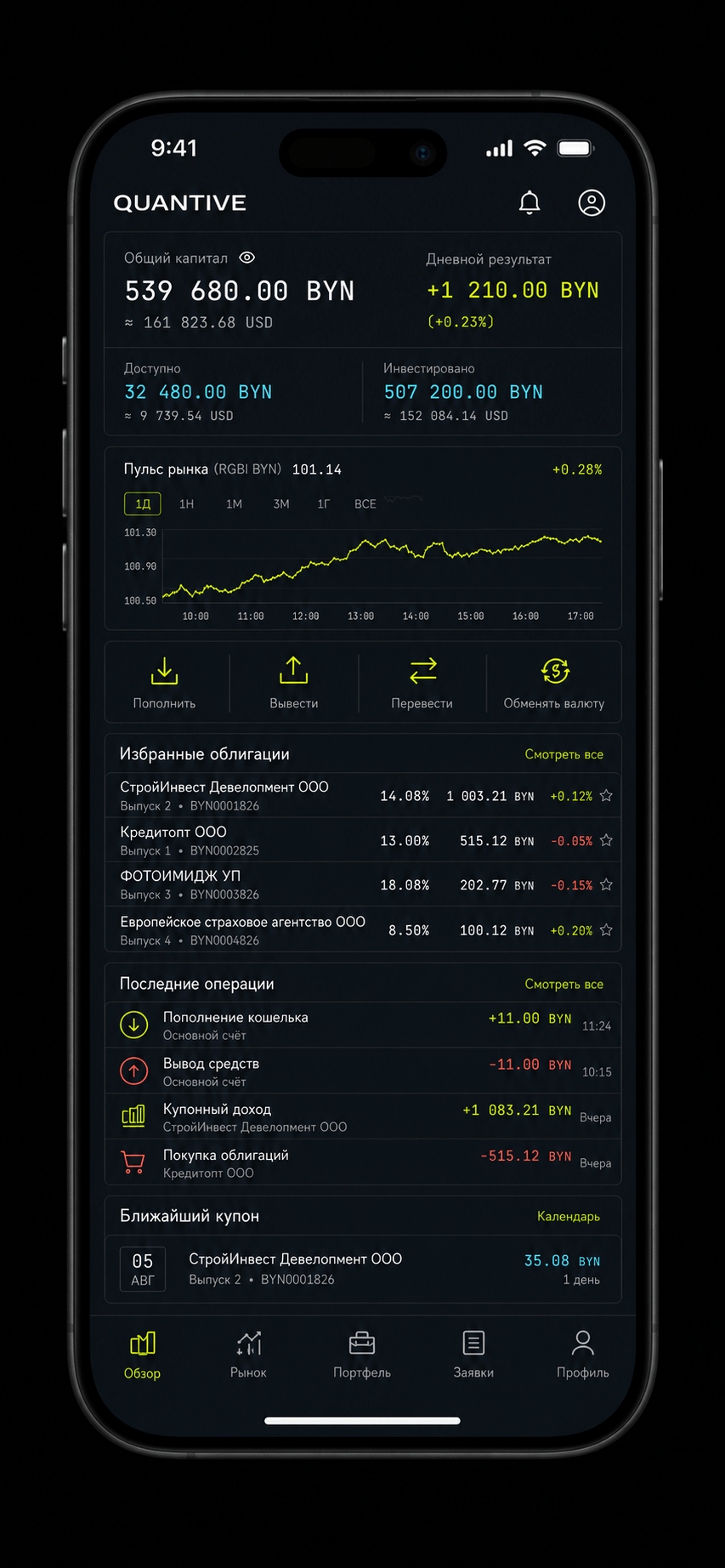 Мобильное приложение для управления личными финансами