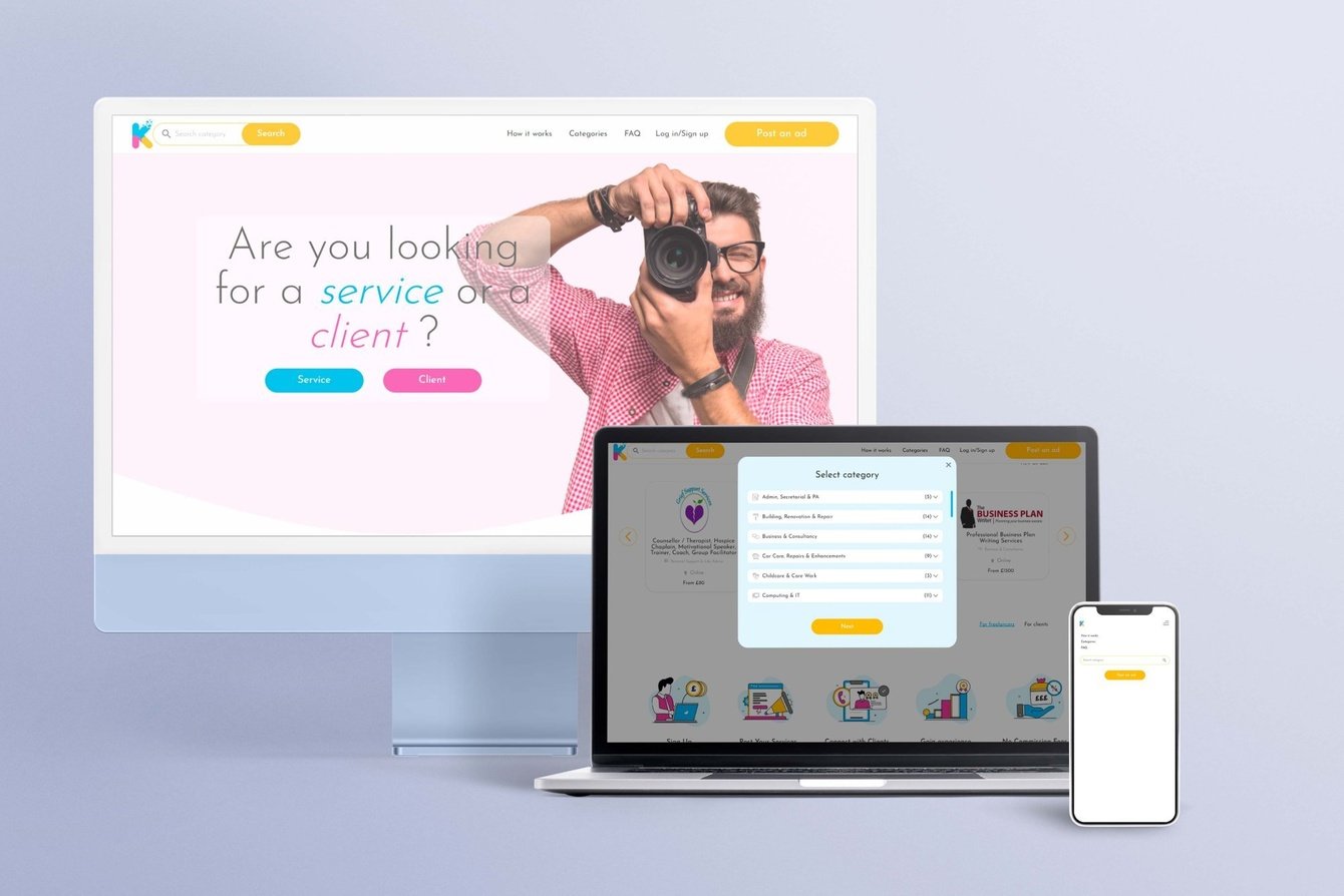Разработка аналога Яндекс Услуг для клиента из Великобритании