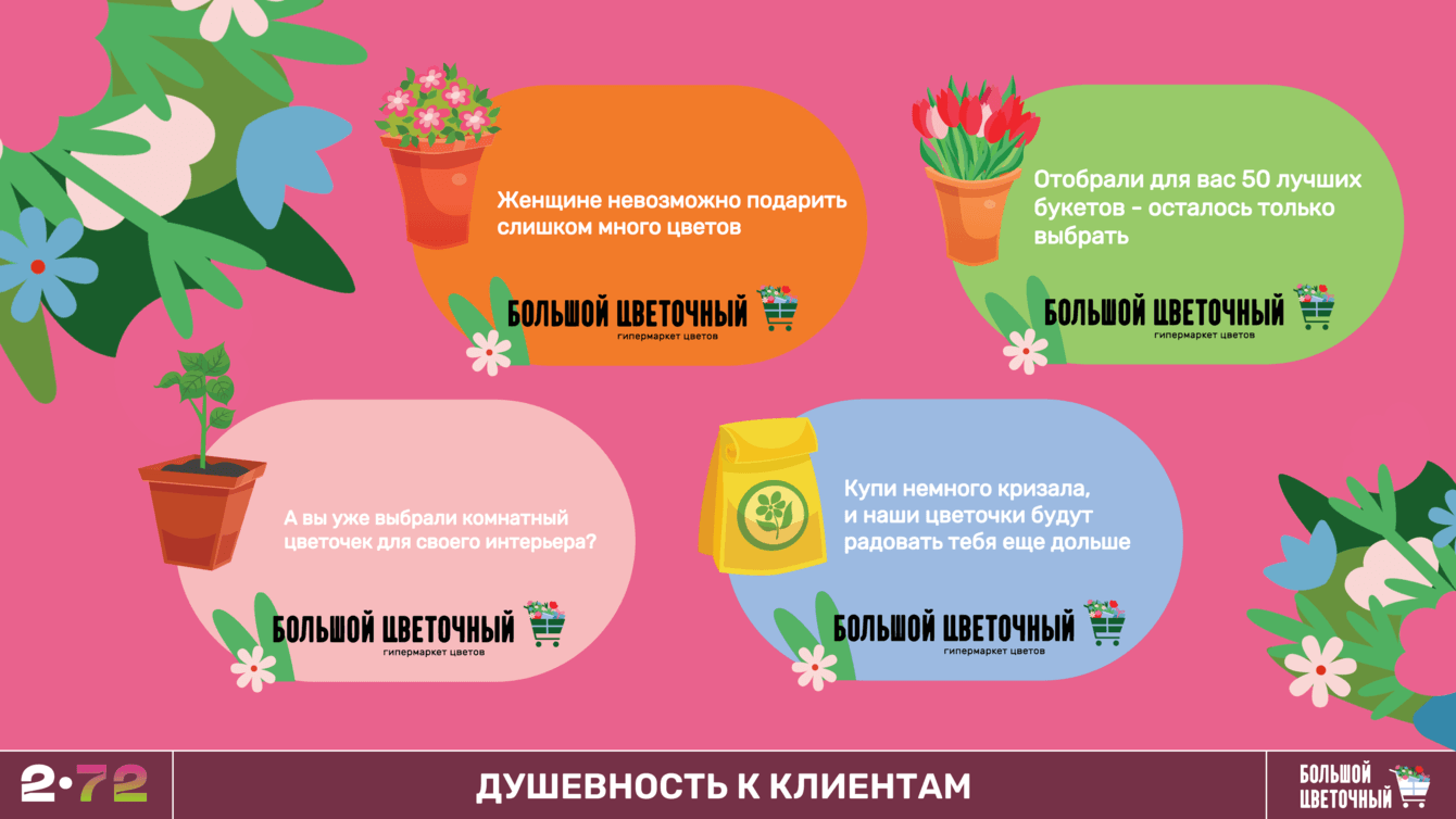 Дарите женщинам цветы, а цветочным брендам - тысячные охваты