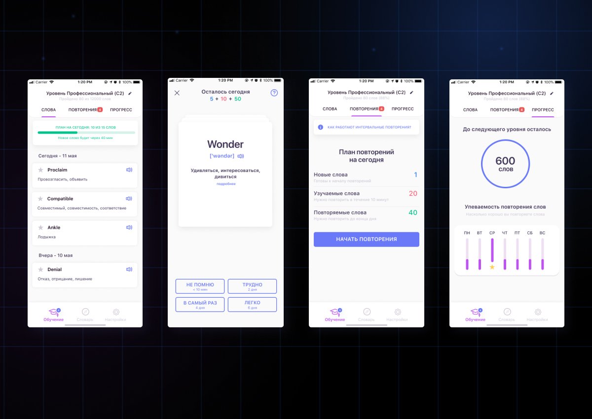 Мобильное EdTech-приложение для изучения английской лексики
