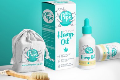 Дизайн упаковка бренда домашних животных Mr. PePe