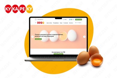 Разработка сайта для поставщика куриного и перепелиного яйца
