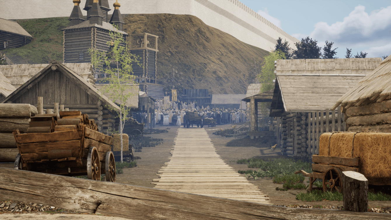 Виртуальное сопровождение картины «Воззвание Минина»