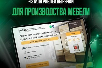 Кейс по корпусной мебели: +13 млн руб. к выручке за 6 месяцев для производства в Краснодаре