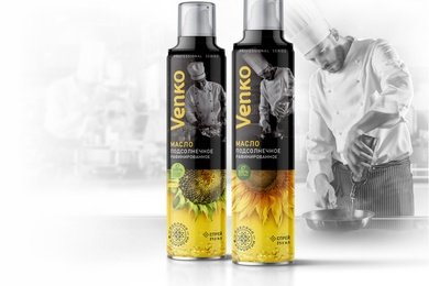 Дизайн упаковки Масло VENKO