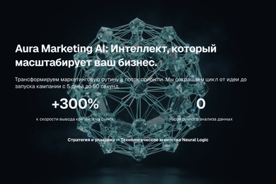 Разработка инвестиционного B2B-питч-дека для AI-платформы автоматизации маркетинга Aura Marketing AI