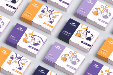 Two Bean Coffee — брендинг и упаковка для кофе в дрип-пакетах.