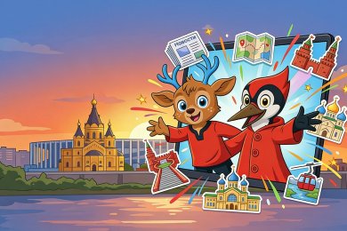 Талисманы НиНо и Гор как инструмент продуктового брендинга целого региона