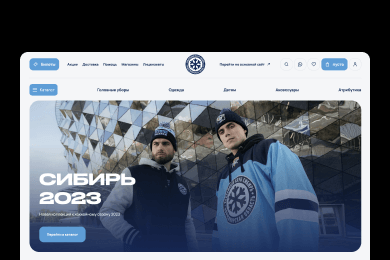 Разработка интернет-магазина для хоккейного клуба «Сибирь»