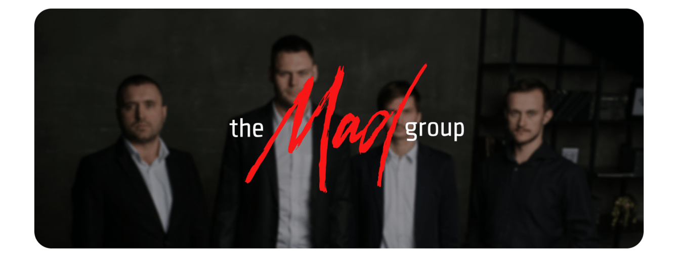 Сайт и брендинг  «The Mad Group»